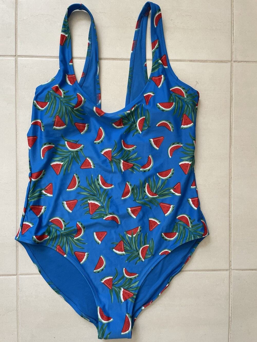 Old Navy Swim One Piece Swimsuit Watermelon Print Padded Swimwear
